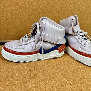 Nike Air Force 1 High Jester XX Sneakers Violet Ash Women Leather Size 8